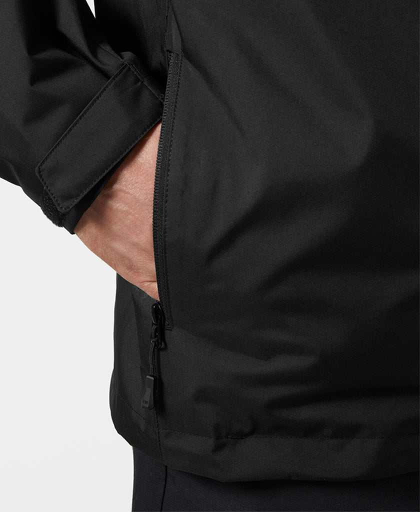 Helly Hansen CREW HOODED MIDLAYER JACKET 2 (Black)
