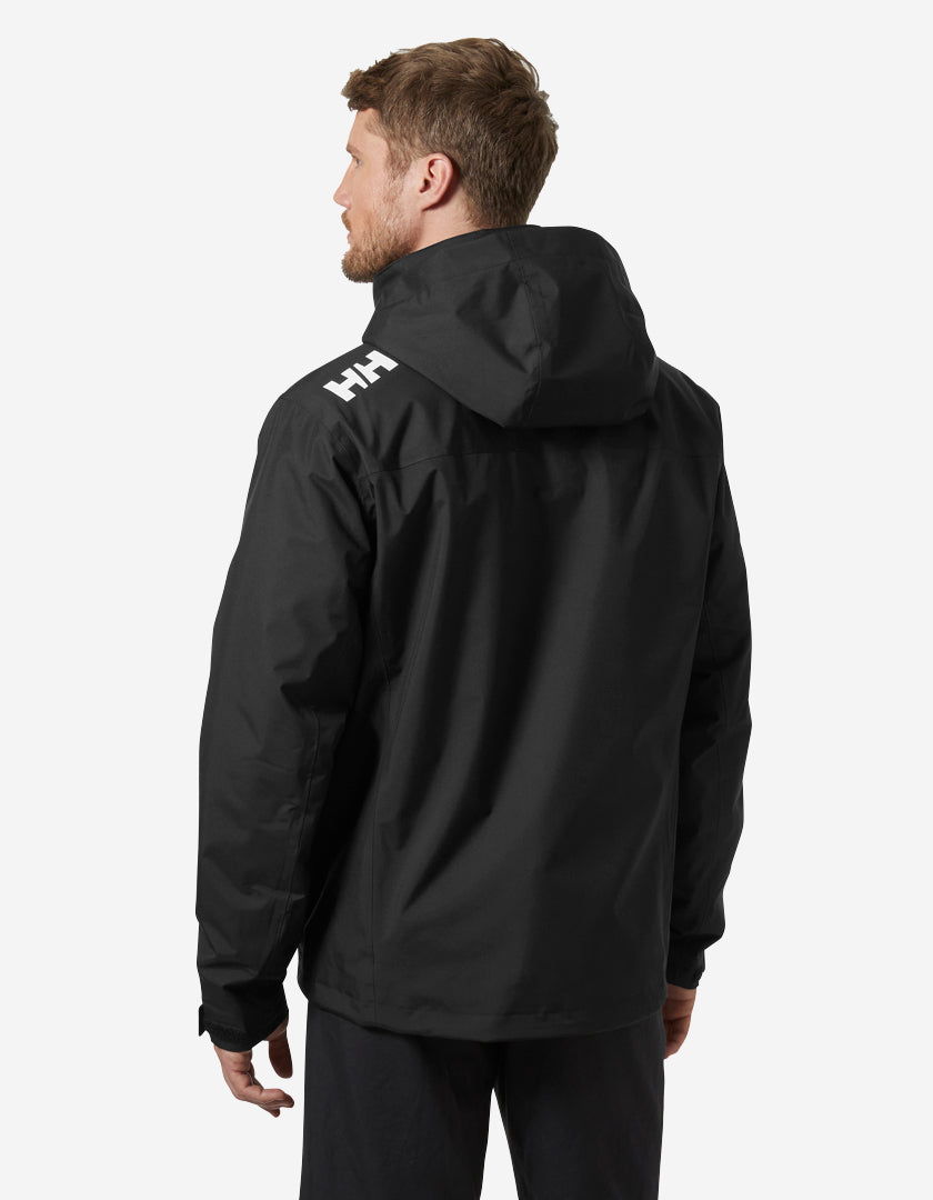 Helly Hansen CREW HOODED MIDLAYER JACKET 2 (Black)