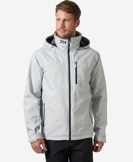 Image of Coats & Jackets. Product name - CREW HOODED JACKET 2.0, Grey Fog in Grey Fog colour by brand - Helly Hansen