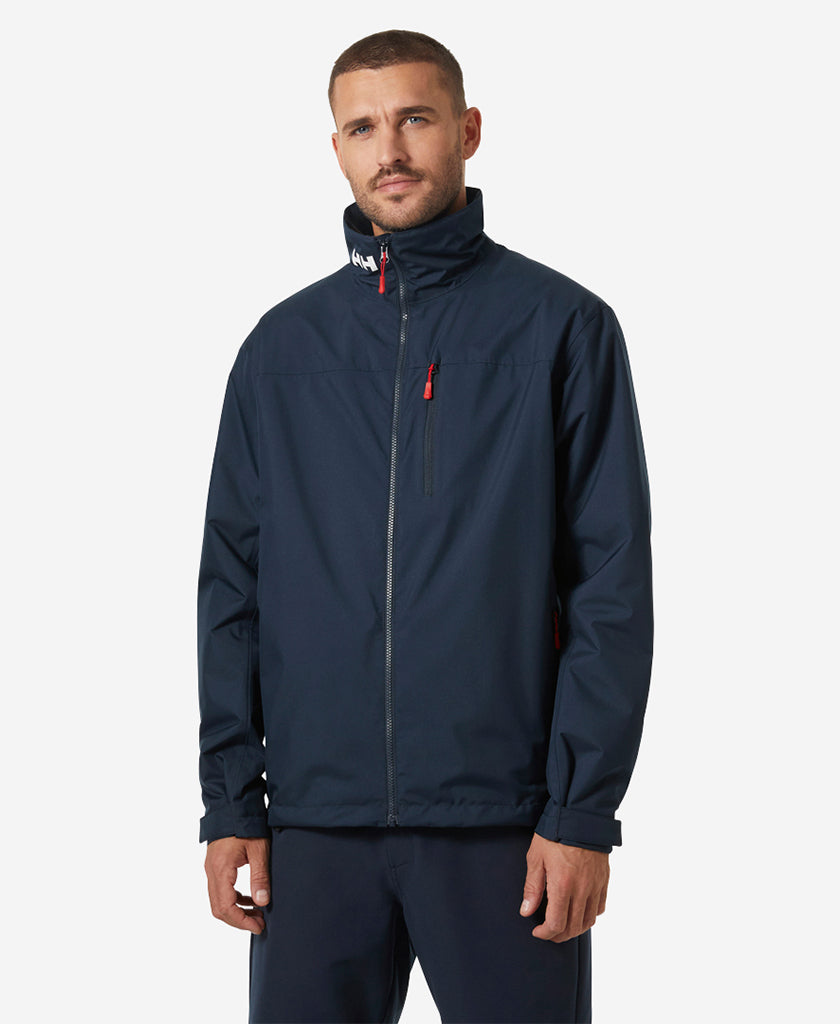 Image of Coats & Jackets. Product name - CREW MIDLAYER JACKET 2.0, Navy in Navy colour by brand - Helly Hansen