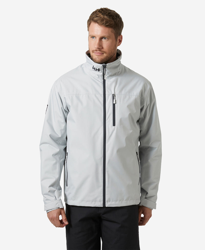 Image of Coats & Jackets. Product name - CREW MIDLAYER JACKET 2.0, Grey Fog in Grey Fog colour by brand - Helly Hansen