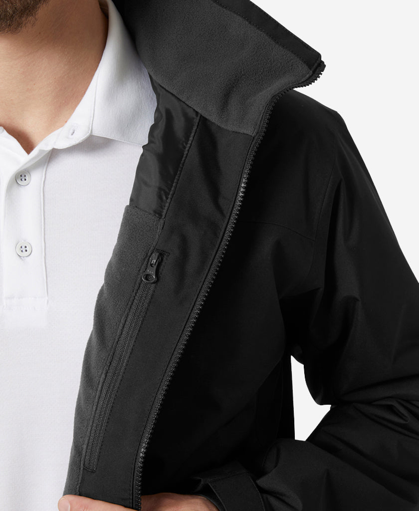 Helly Hansen CREW MIDLAYER JACKET 2.0 (Black)