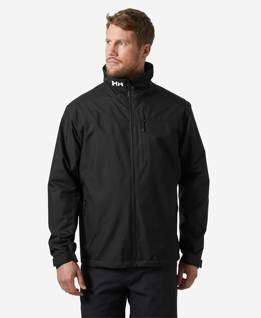 Image of Coats & Jackets. Product name - CREW MIDLAYER JACKET 2.0, Black in Black colour by brand - Helly Hansen