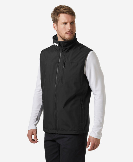 Image of Coats & Jackets. Product name - CREW VEST 2.0, Black in Black colour by brand - Helly Hansen
