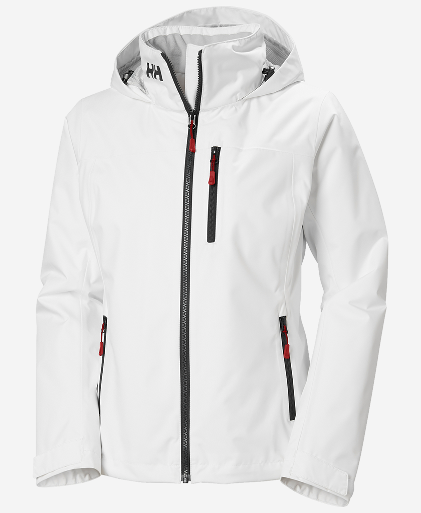 Image of Coats & Jackets. Product name - W CREW HOODED MIDL JACKET 2.0, White in White colour by brand - Helly Hansen