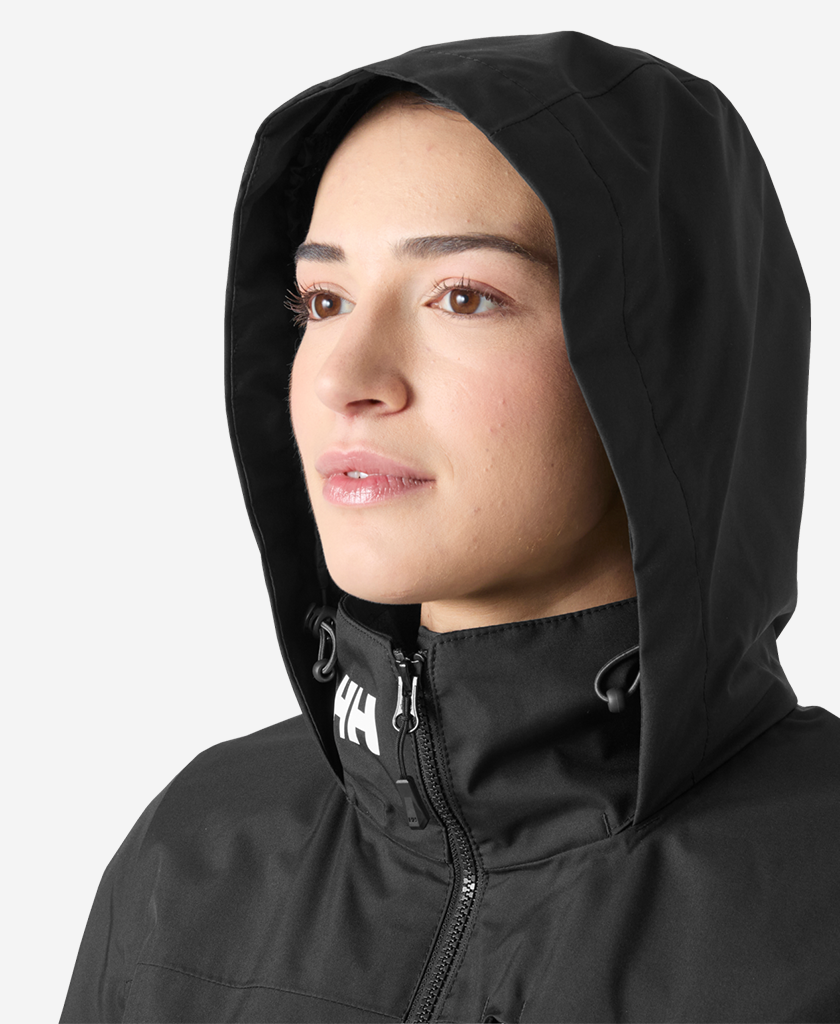 Helly Hansen W CREW HOODED MIDL JACKET 2.0 (Black)