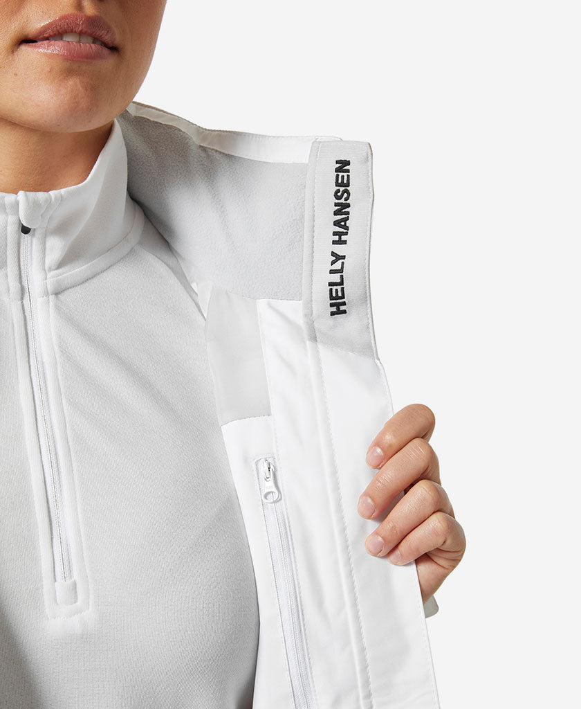 Helly Hansen W CREW HOODED JACKET 2.0 (White)