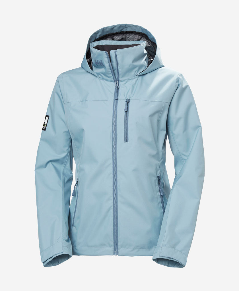 Helly Hansen W CREW HOODED JACKET 2.0 (Windy Blue)