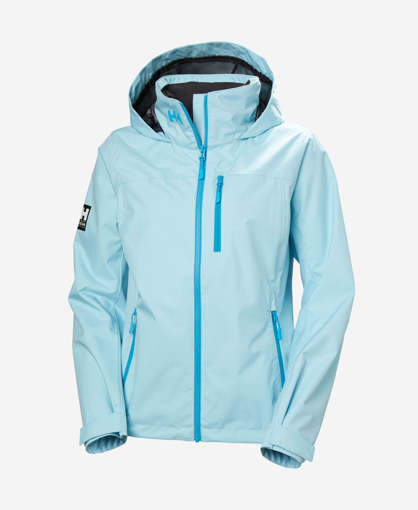 Helly Hansen W CREW HOODED JACKET 2.0 (Light Cyan)