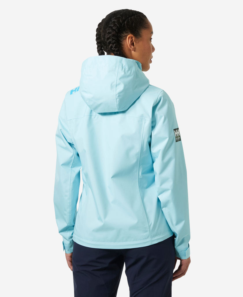 Helly Hansen W CREW HOODED JACKET 2.0 (Light Cyan)