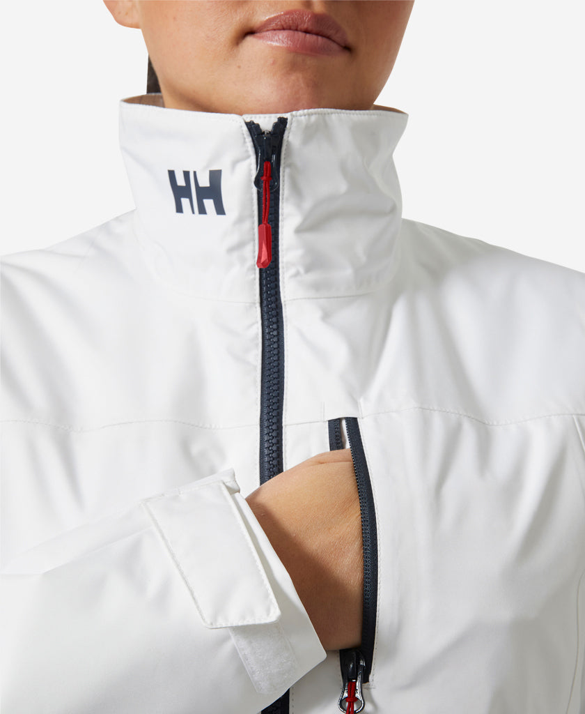 Helly Hansen W CREW MIDLAYER JACKET 2.0 (White)