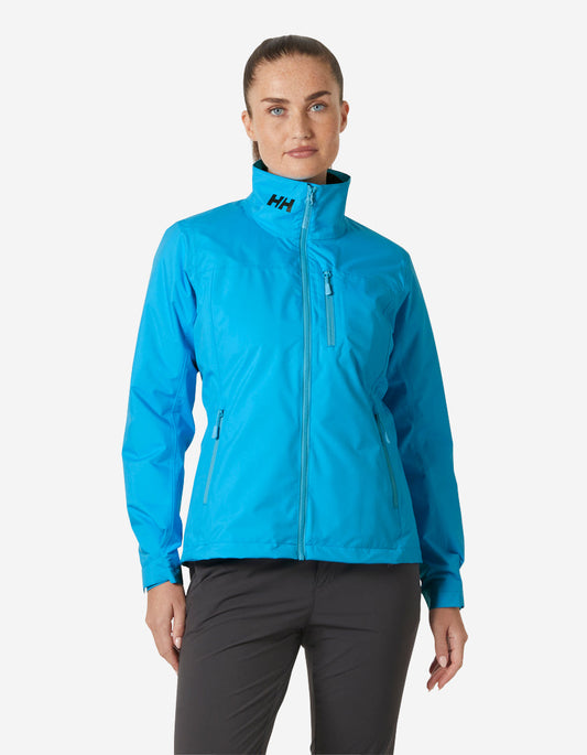 Image of Coats & Jackets. Product name - W CREW MIDLAYER JACKET 2.0, Cyan in Cyan colour by brand - Helly Hansen