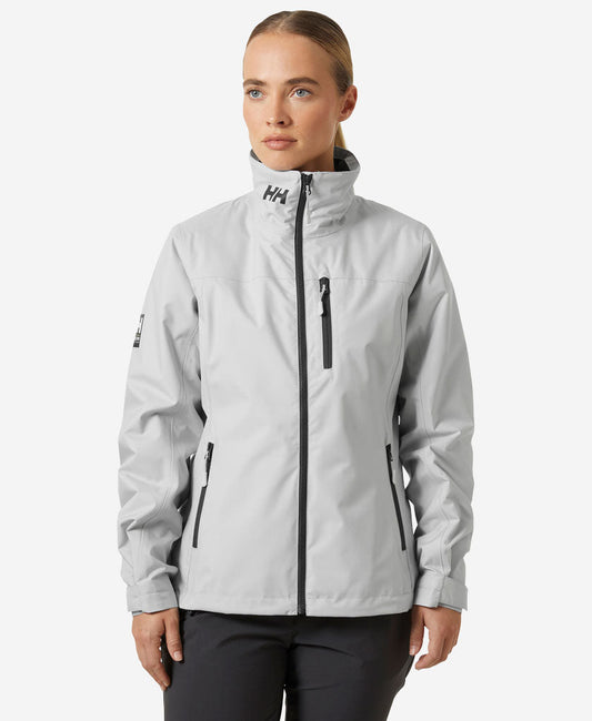 Image of Coats & Jackets. Product name - W CREW MIDLAYER JACKET 2.0, Grey Fog in Grey Fog colour by brand - Helly Hansen