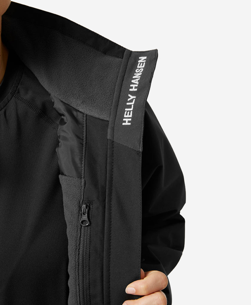 Helly Hansen W CREW MIDLAYER JACKET 2.0 (Black)