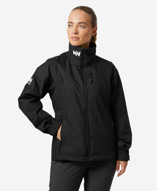 Image of Coats & Jackets. Product name - W CREW MIDLAYER JACKET 2.0, Black in Black colour by brand - Helly Hansen