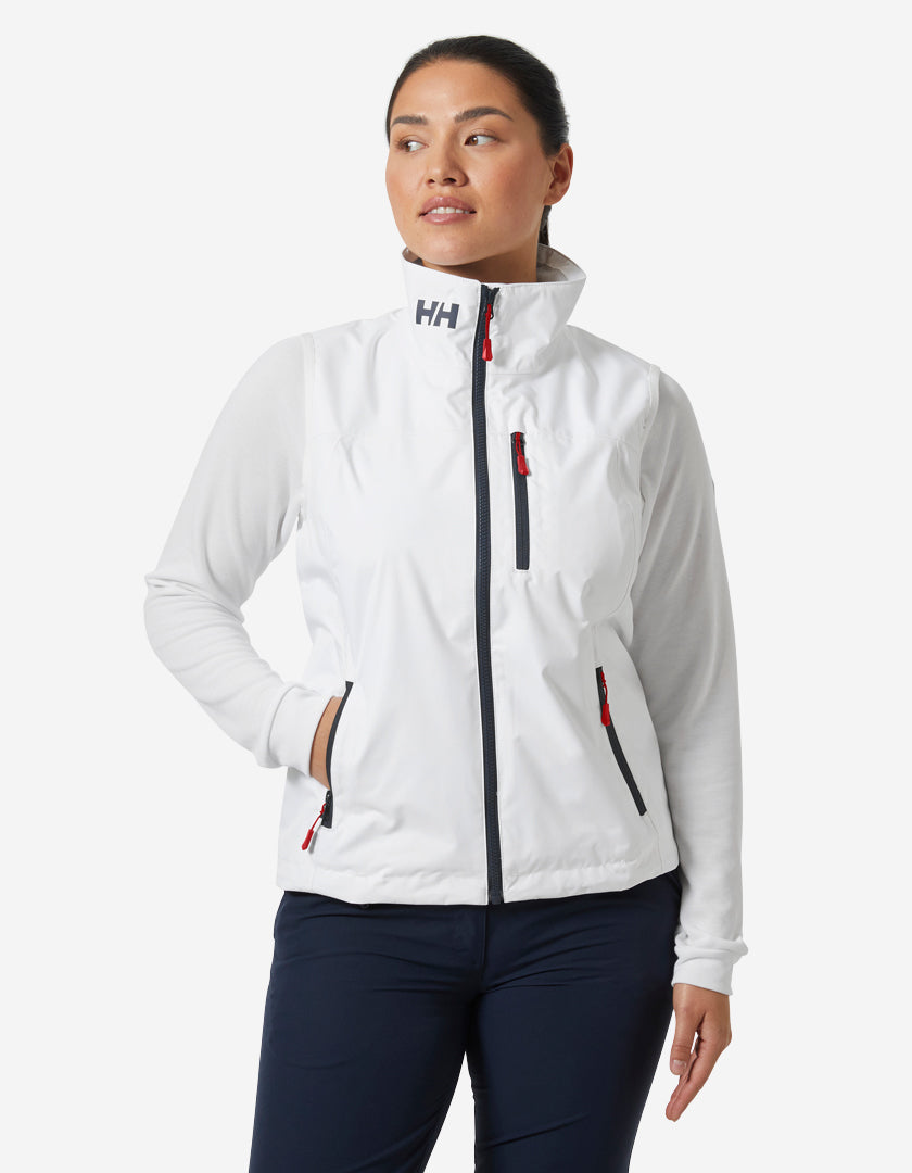 Image of Coats & Jackets. Product name - W CREW VEST 2.0, White in White colour by brand - Helly Hansen