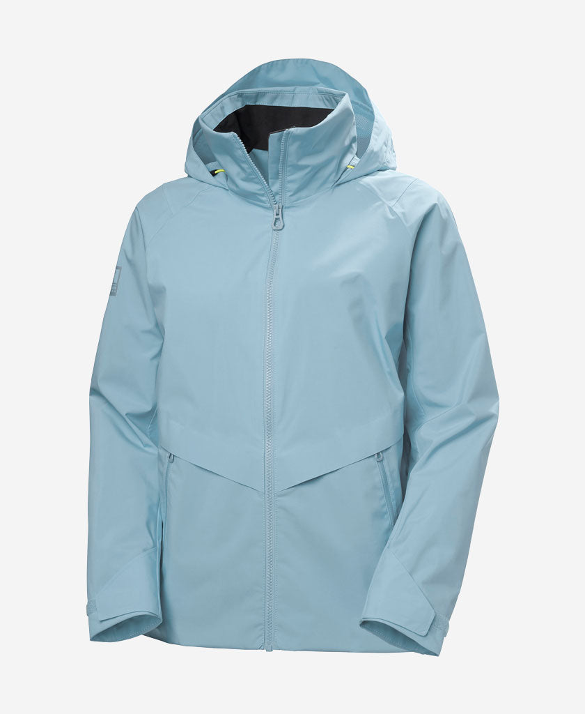 Helly Hansen W HP RACING HOODED JACKET (Windy Blue)