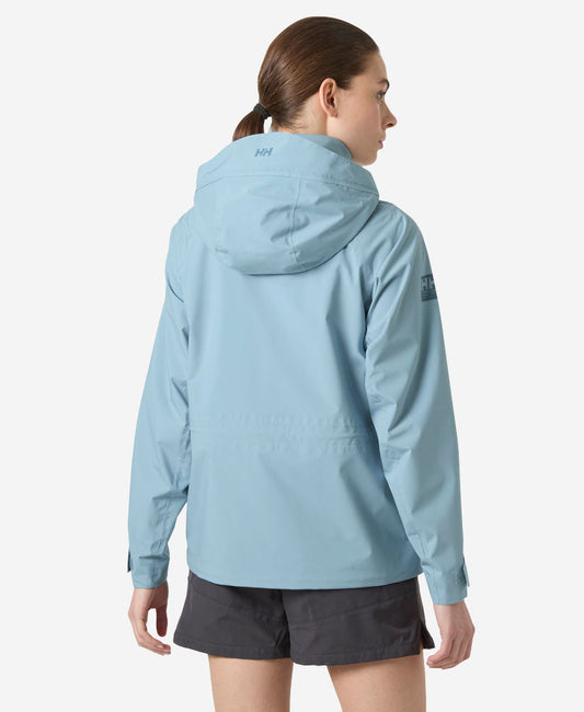 Helly Hansen W HP RACING HOODED JACKET (Windy Blue)