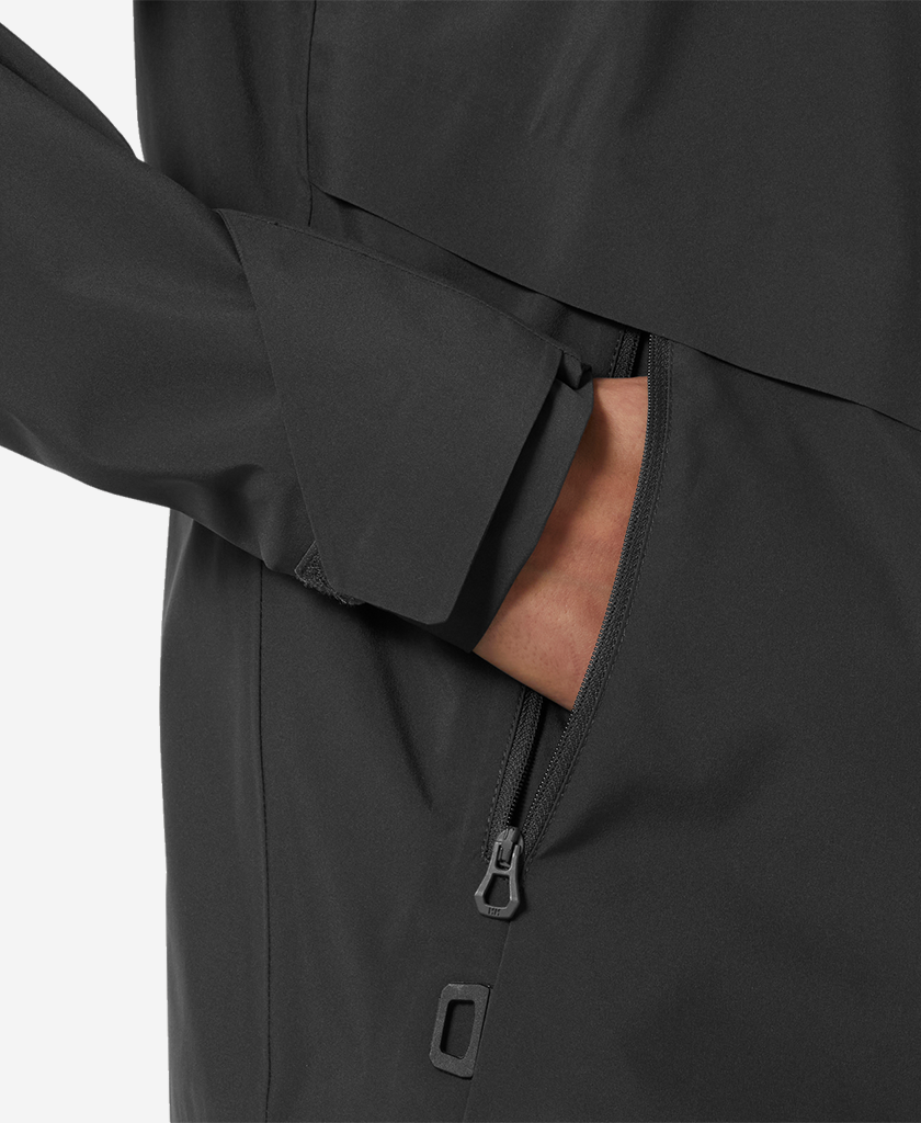 Helly Hansen W HP RACING HOODED JACKET (Ebony)