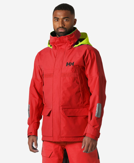 Image of Coats & Jackets. Product name - PIER 4.0 JACKET, Alert Red in Alert Red colour by brand - Helly Hansen