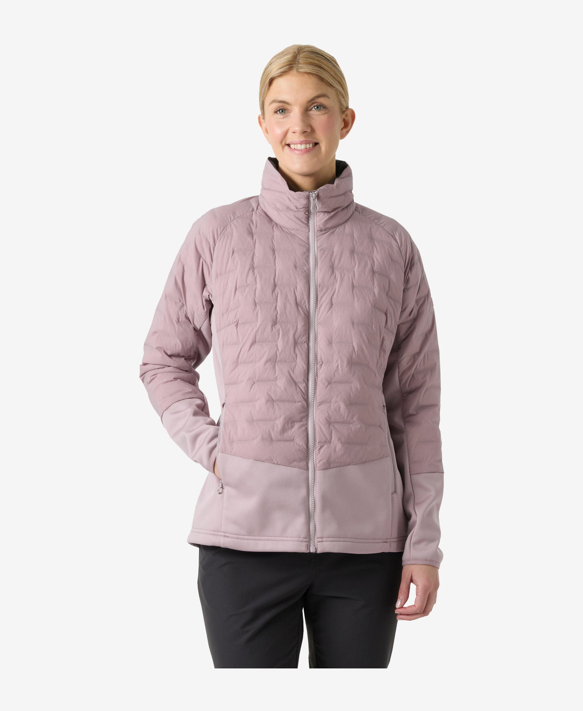 Image of Coats & Jackets. Product name - W HP HYBRID STRETCH INSULATOR, Purple Clay in Purple Clay colour by brand - Helly Hansen