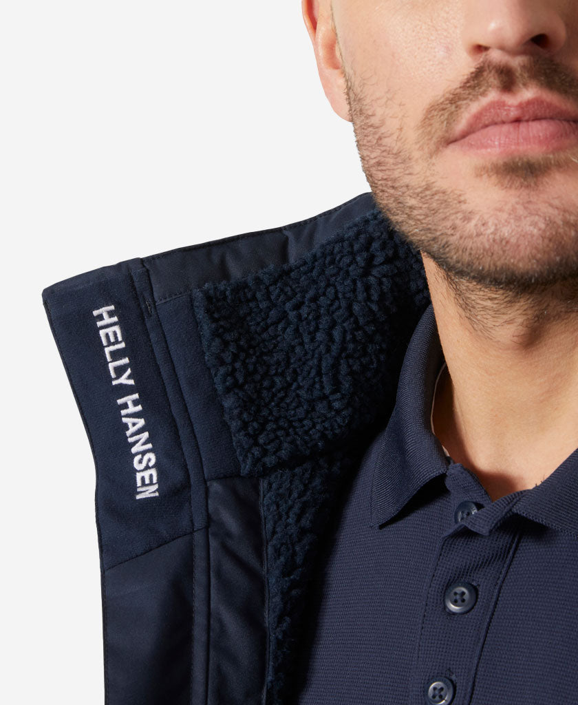 Helly Hansen CREW HOODED PILE JACKET (Navy)