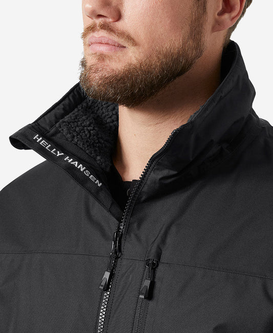 Helly Hansen CREW HOODED PILE JACKET (Black)