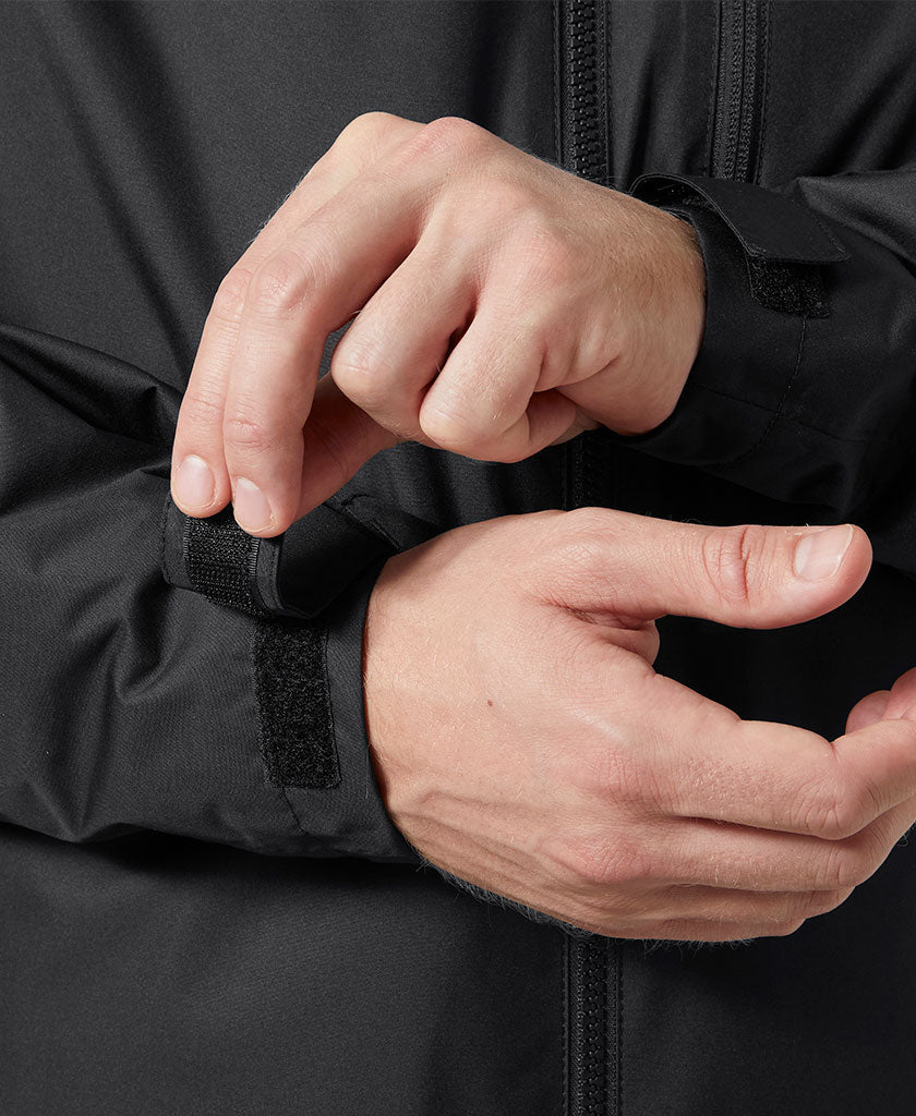 Helly Hansen CREW HOODED PILE JACKET (Black)