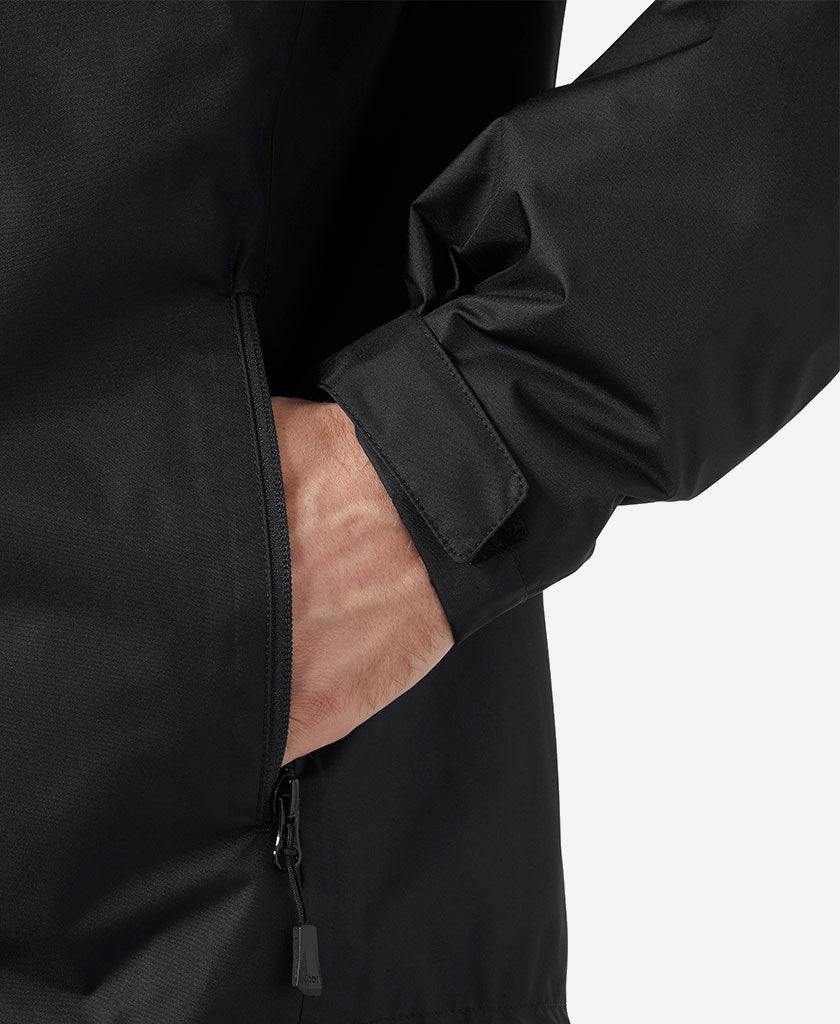 Helly Hansen CREW HOODED PILE JACKET (Black)
