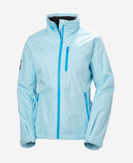 Helly Hansen W CREW HOODED PILE JACKET (Light Cyan)