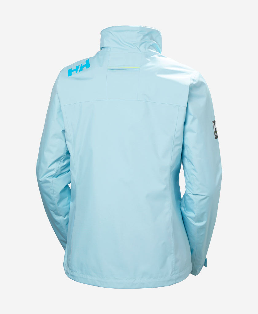 Helly Hansen W CREW HOODED PILE JACKET (Light Cyan)
