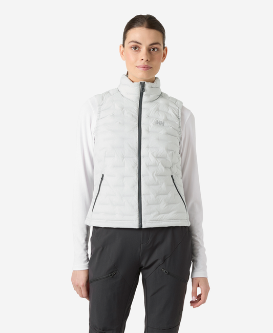 Image of Coats & Jackets. Product name - W HP STRETCH INSULATOR VEST, Grey Fog in Grey Fog colour by brand - Helly Hansen