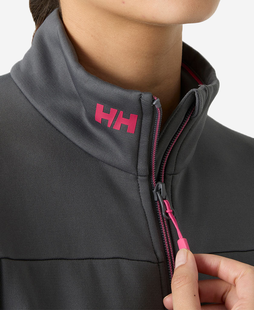 Helly Hansen W CREW FLEECE JACKET (Thunder Grey)