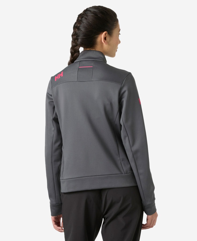 Helly Hansen W CREW FLEECE JACKET (Thunder Grey)