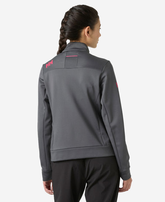 Helly Hansen W CREW FLEECE JACKET (Thunder Grey)