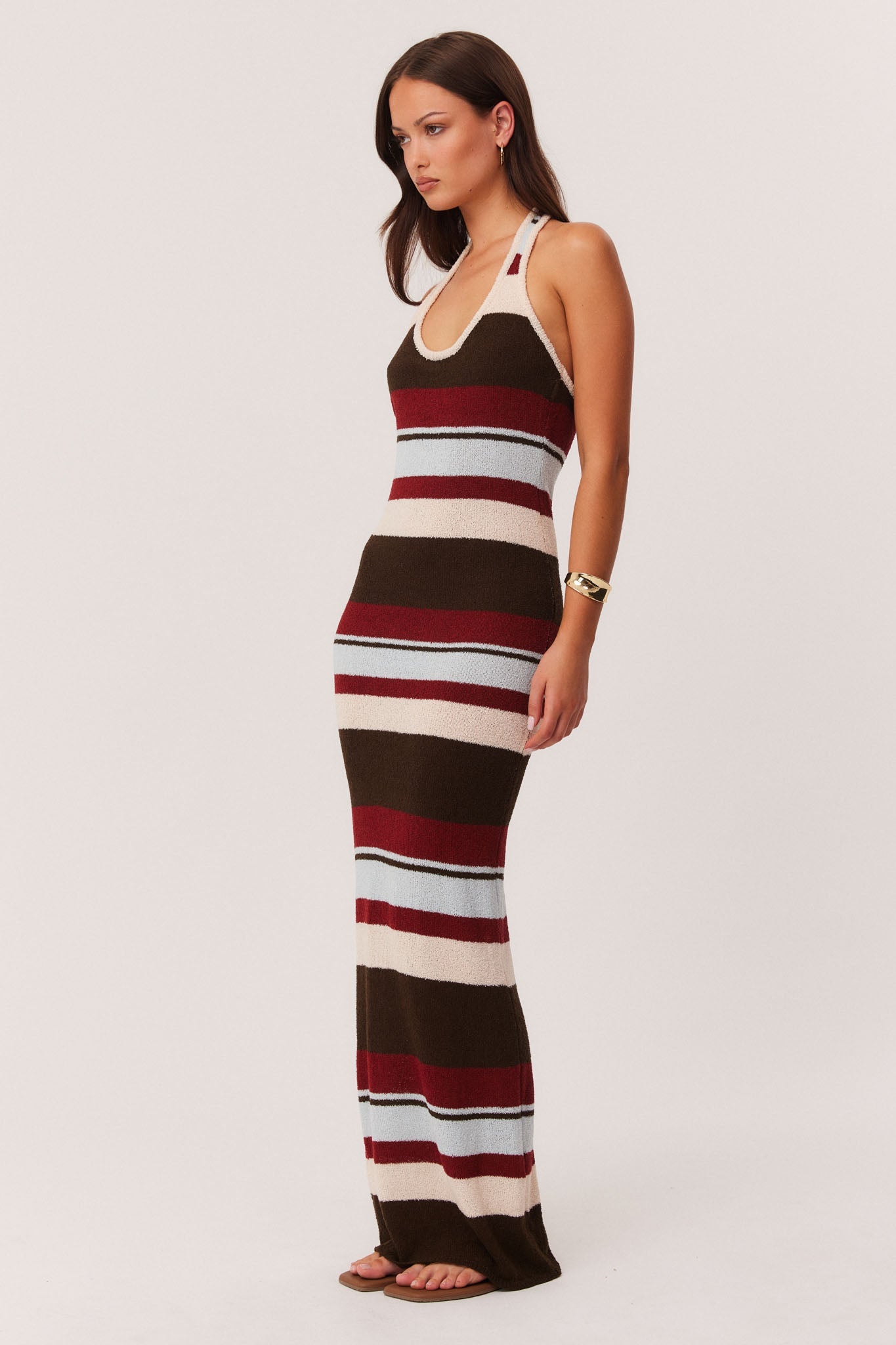 SNDYS EFFIE MAXI DRESS (Multi Stripe)