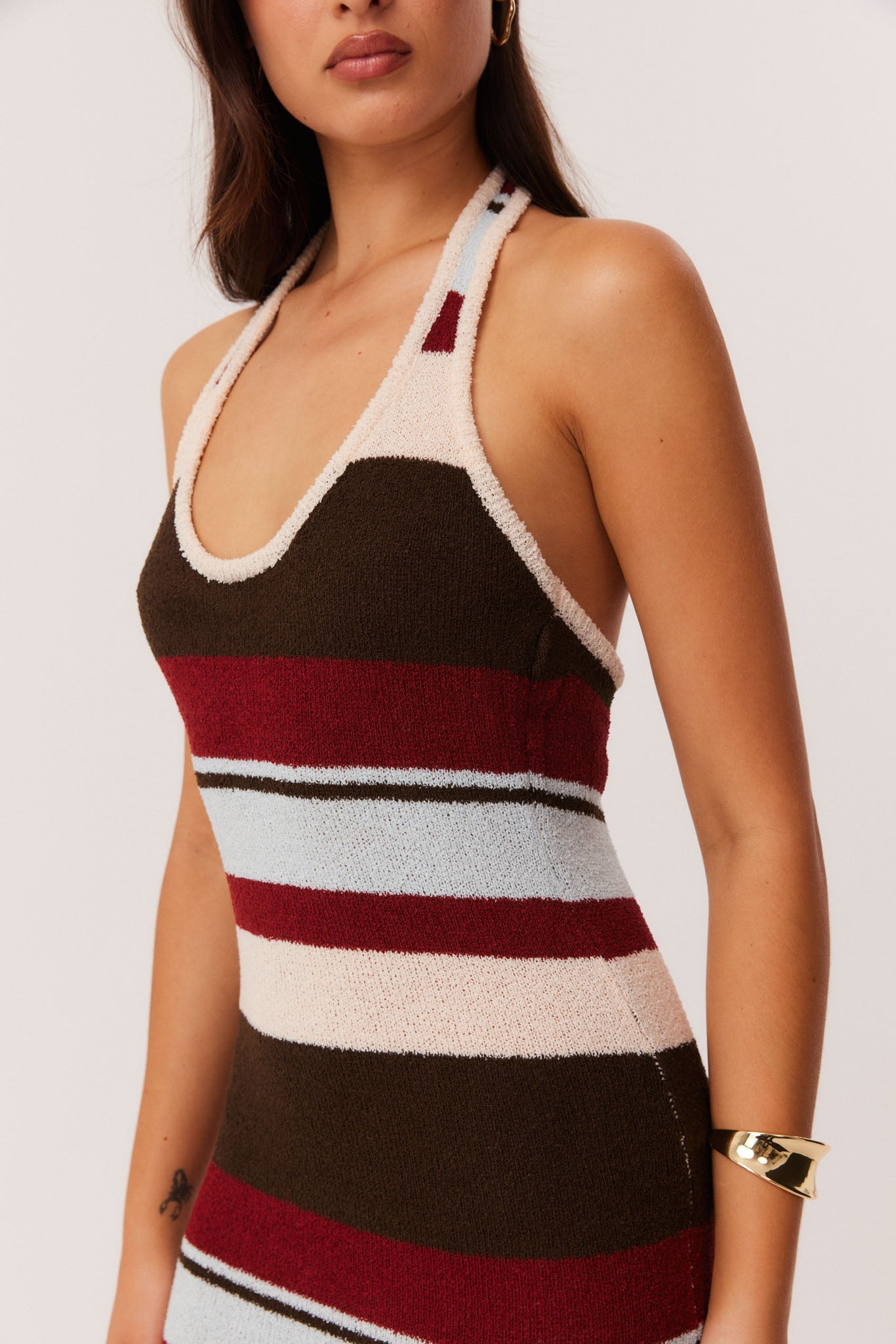 SNDYS EFFIE MAXI DRESS (Multi Stripe)