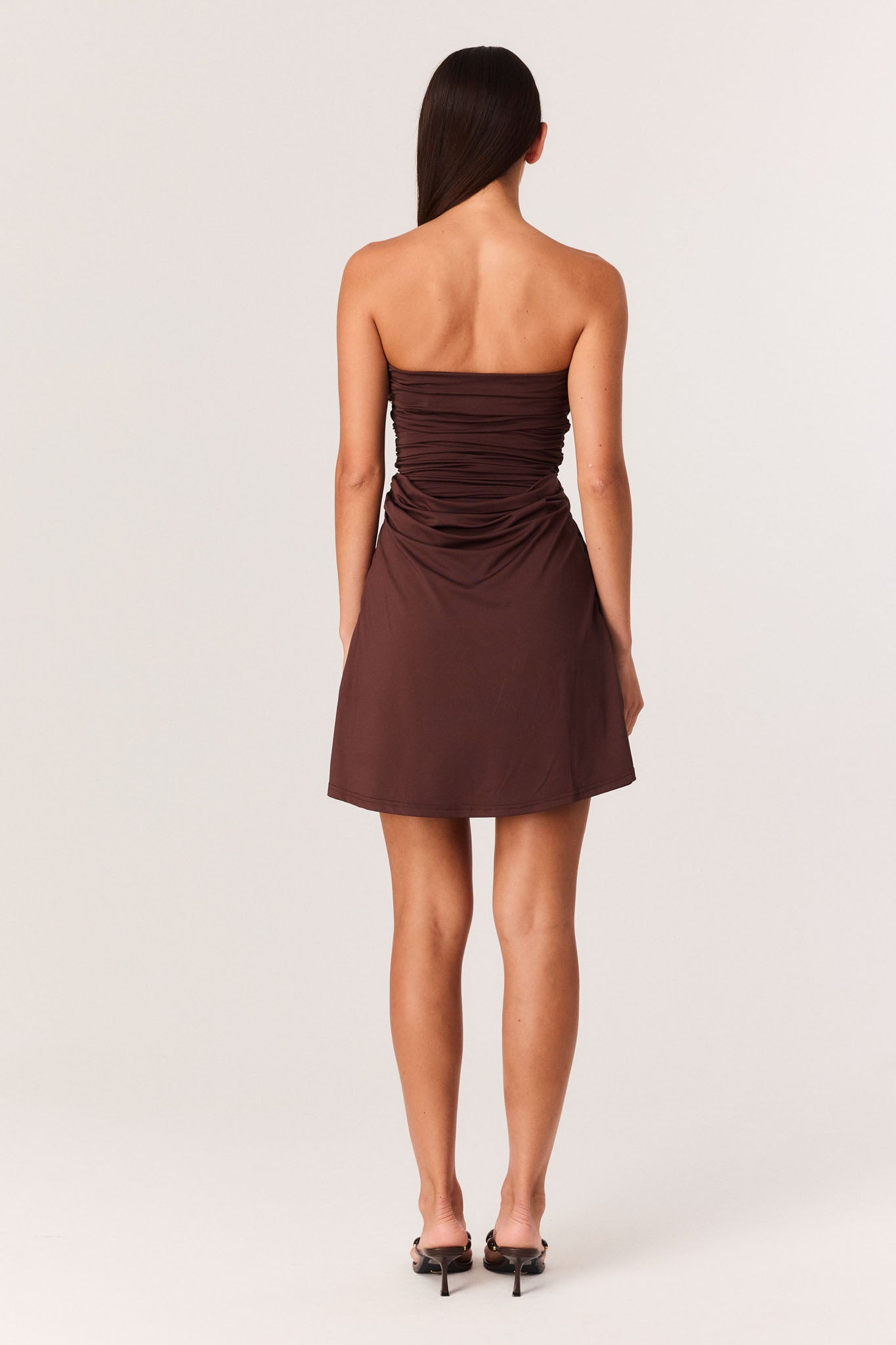 SNDYS LILANA MINI DRESS (Chocolate)