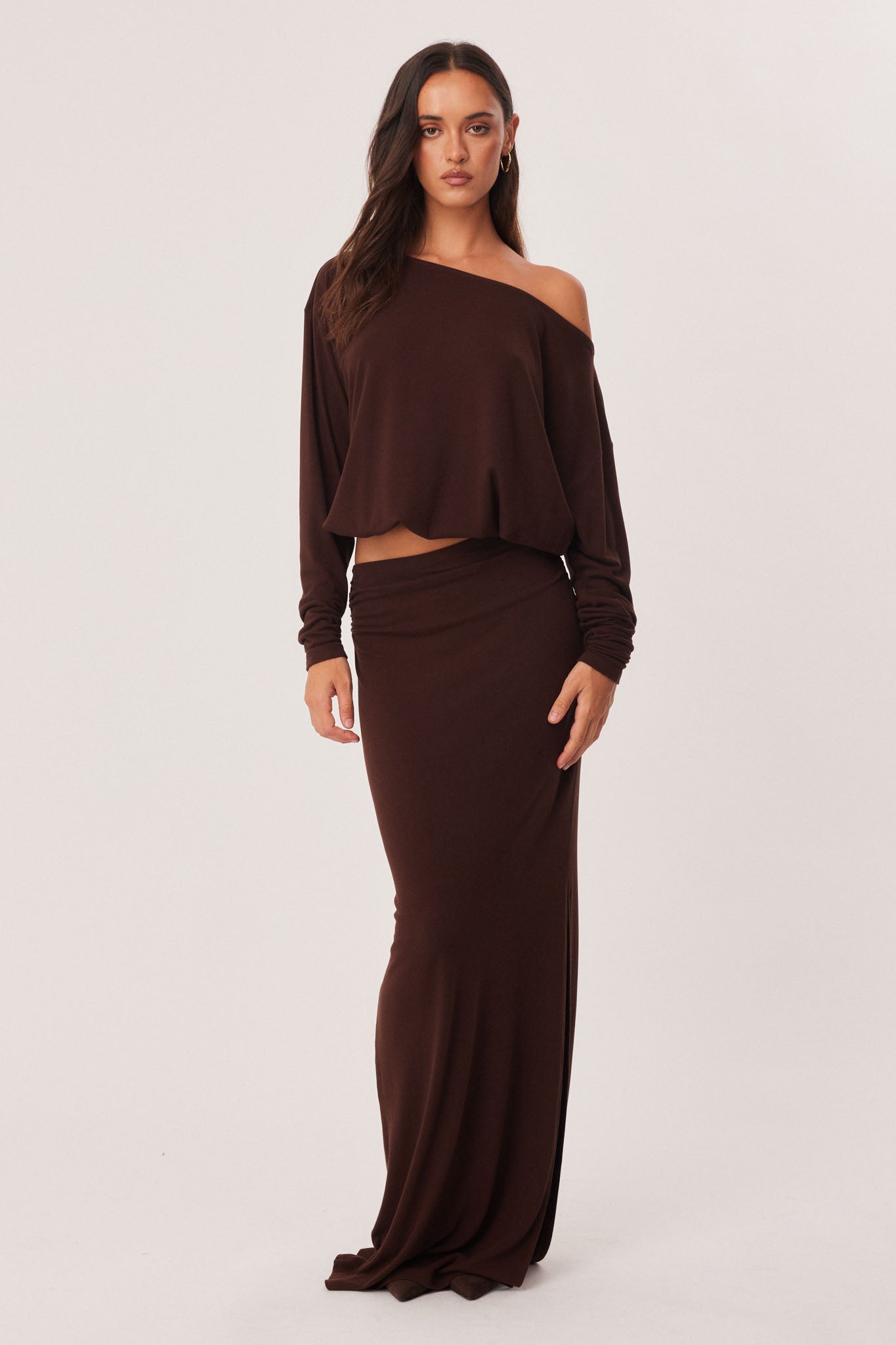 SNDYS ALIRA TOP (Chocolate)