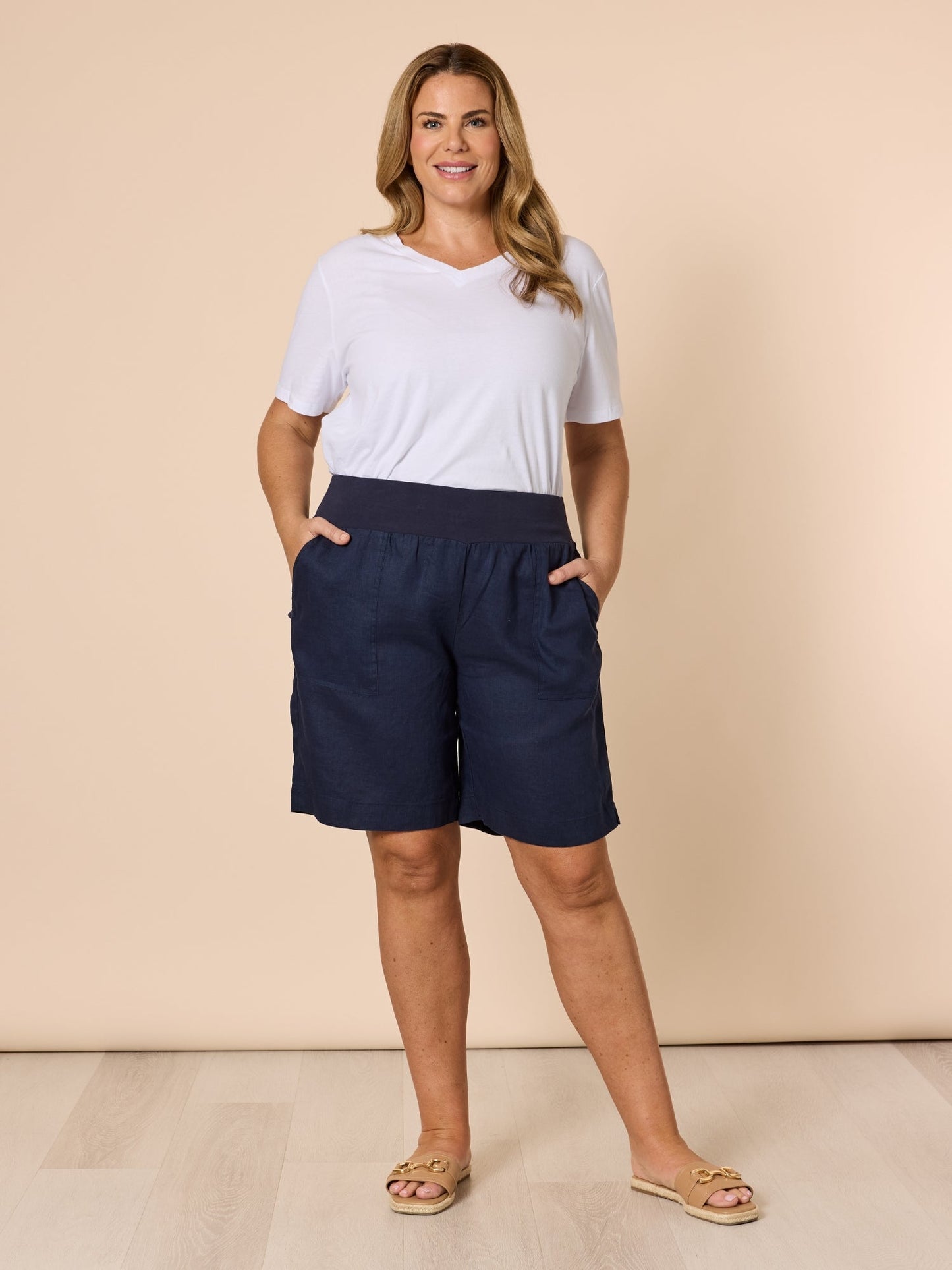 Gordon Smith Jordan Linen Short (Navy)
