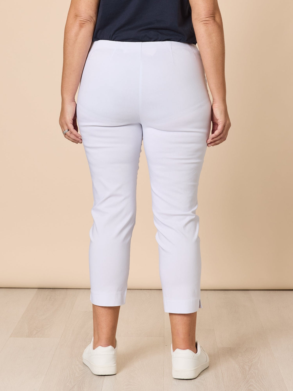 Threadz Zara Stretch Pant (White)