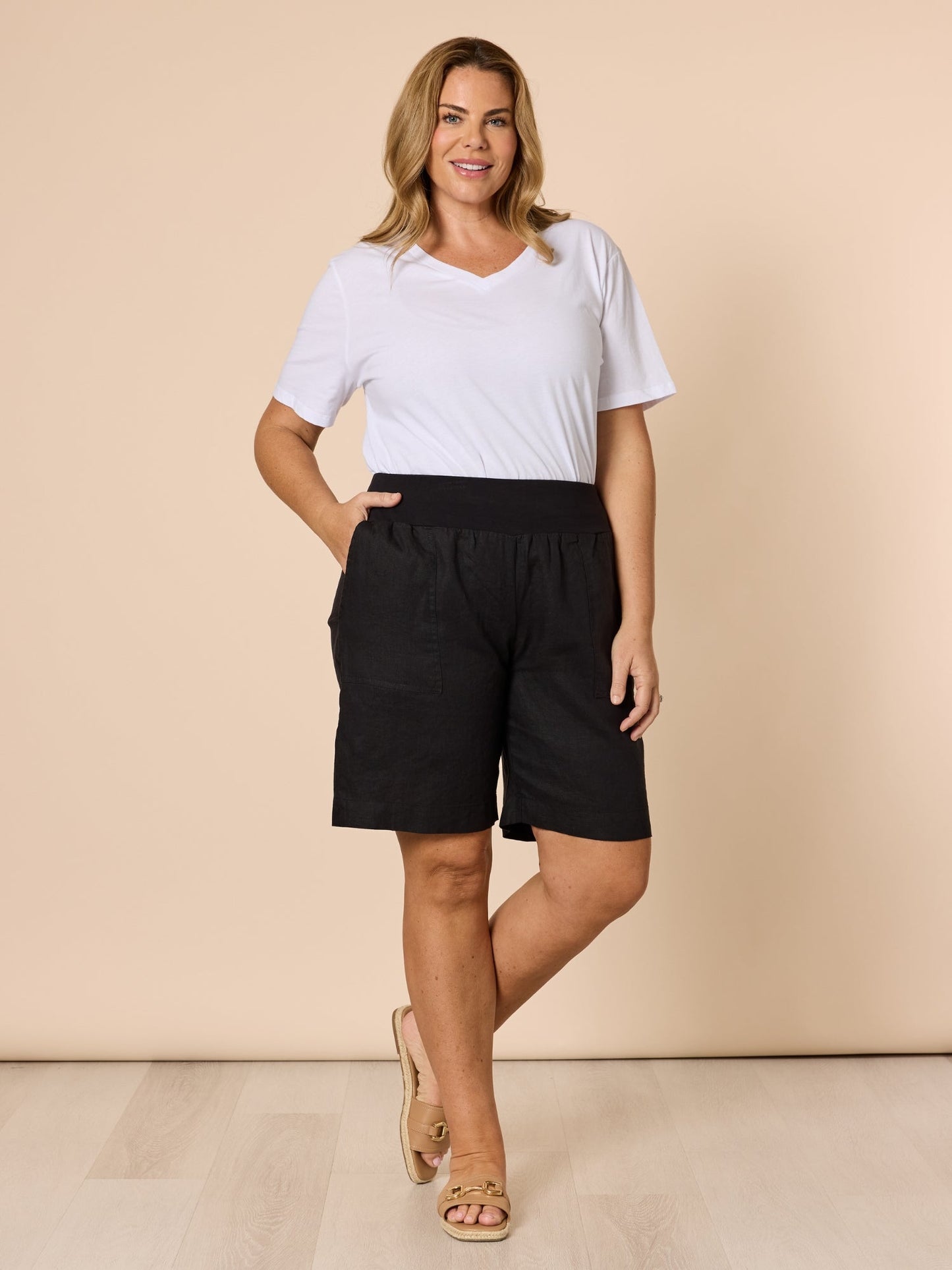 Gordon Smith Jordan Linen Short (Black)