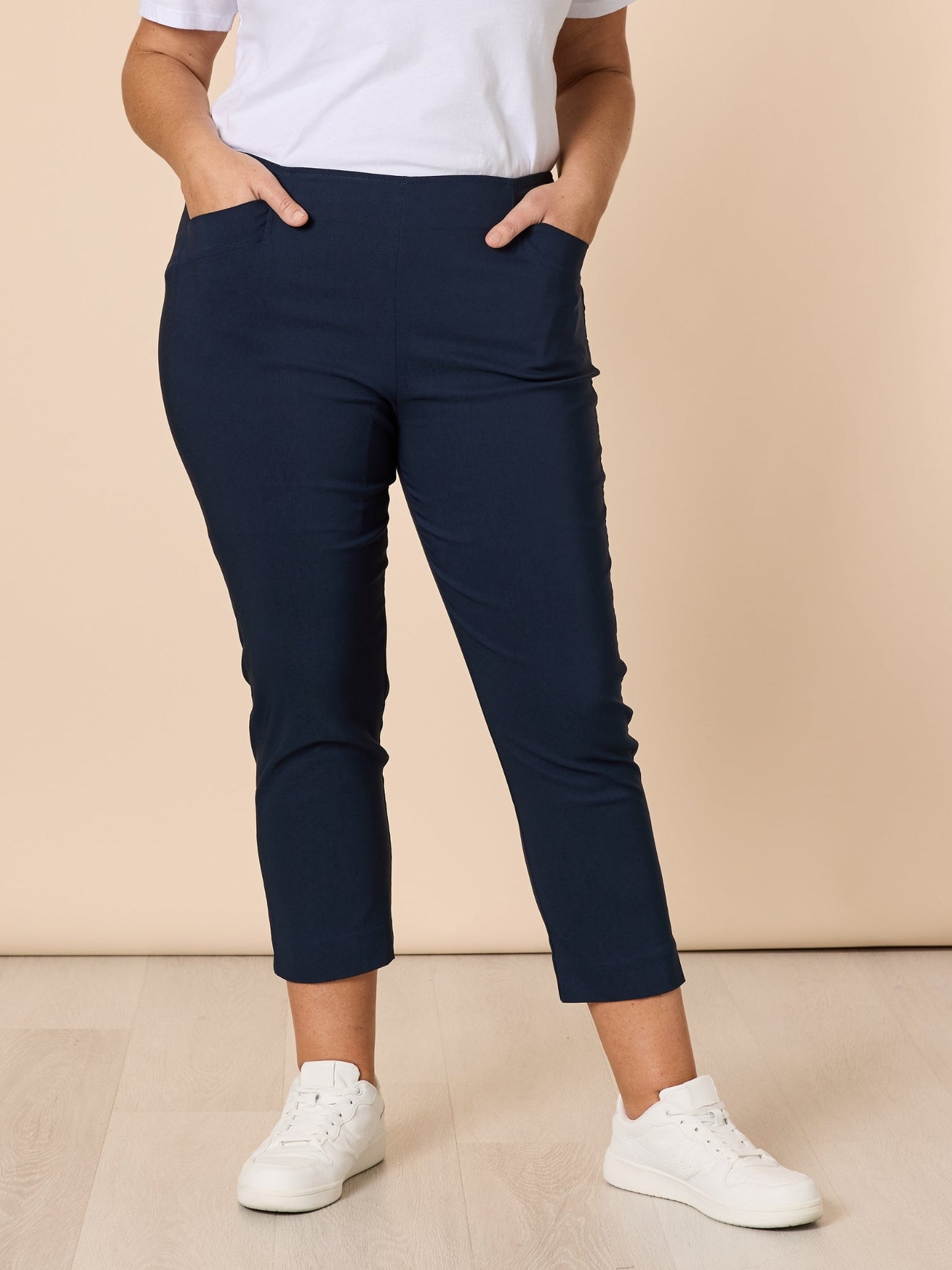 Threadz Zara Stretch Pant (Navy)