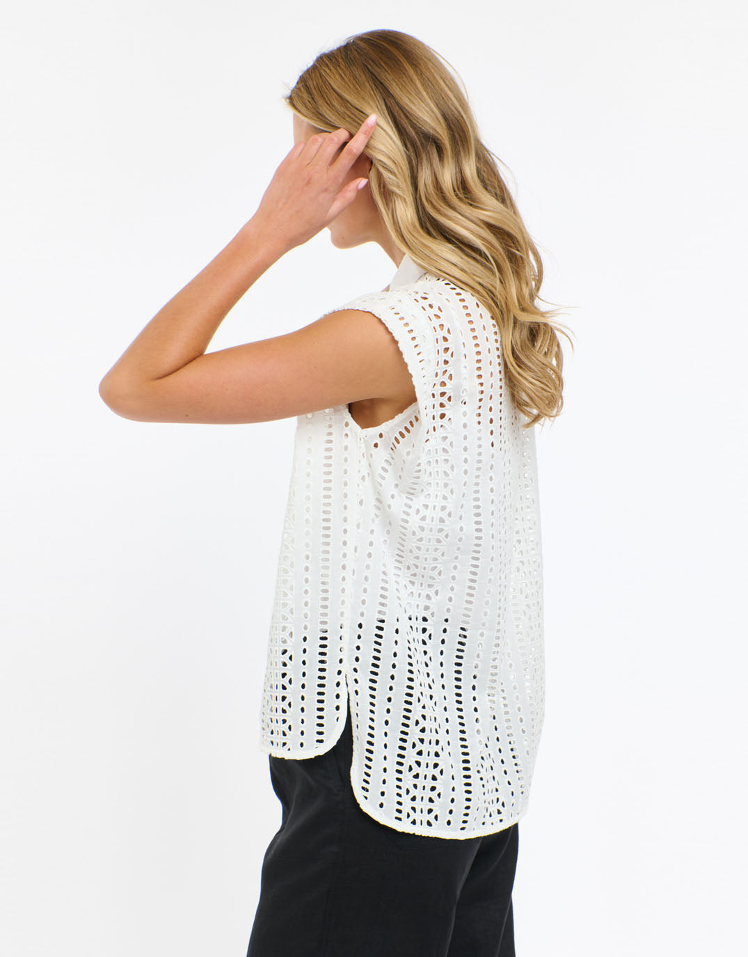 365 Days Casey Embroidered Top (White)