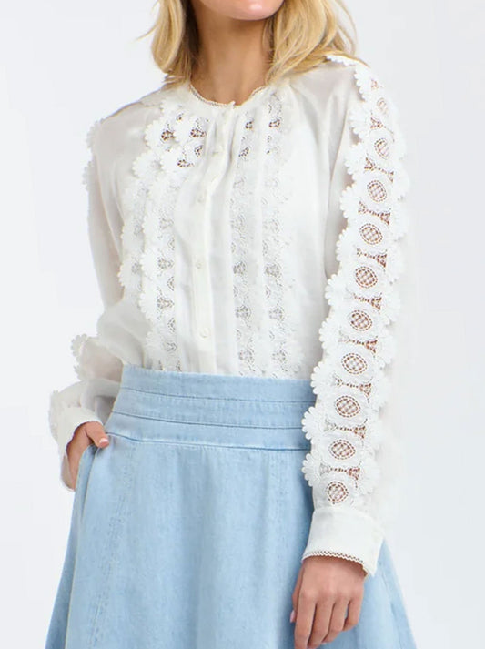 Image of Shirts. Productname: 365 DAYS ROMANCE SHIRT in White colour by brand - 365 Days