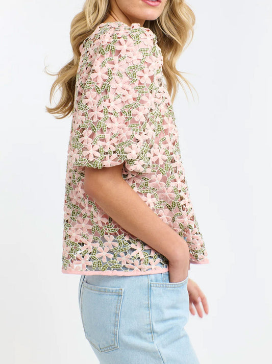 365 DAYS SECRET GARDEN TOP (Blush)
