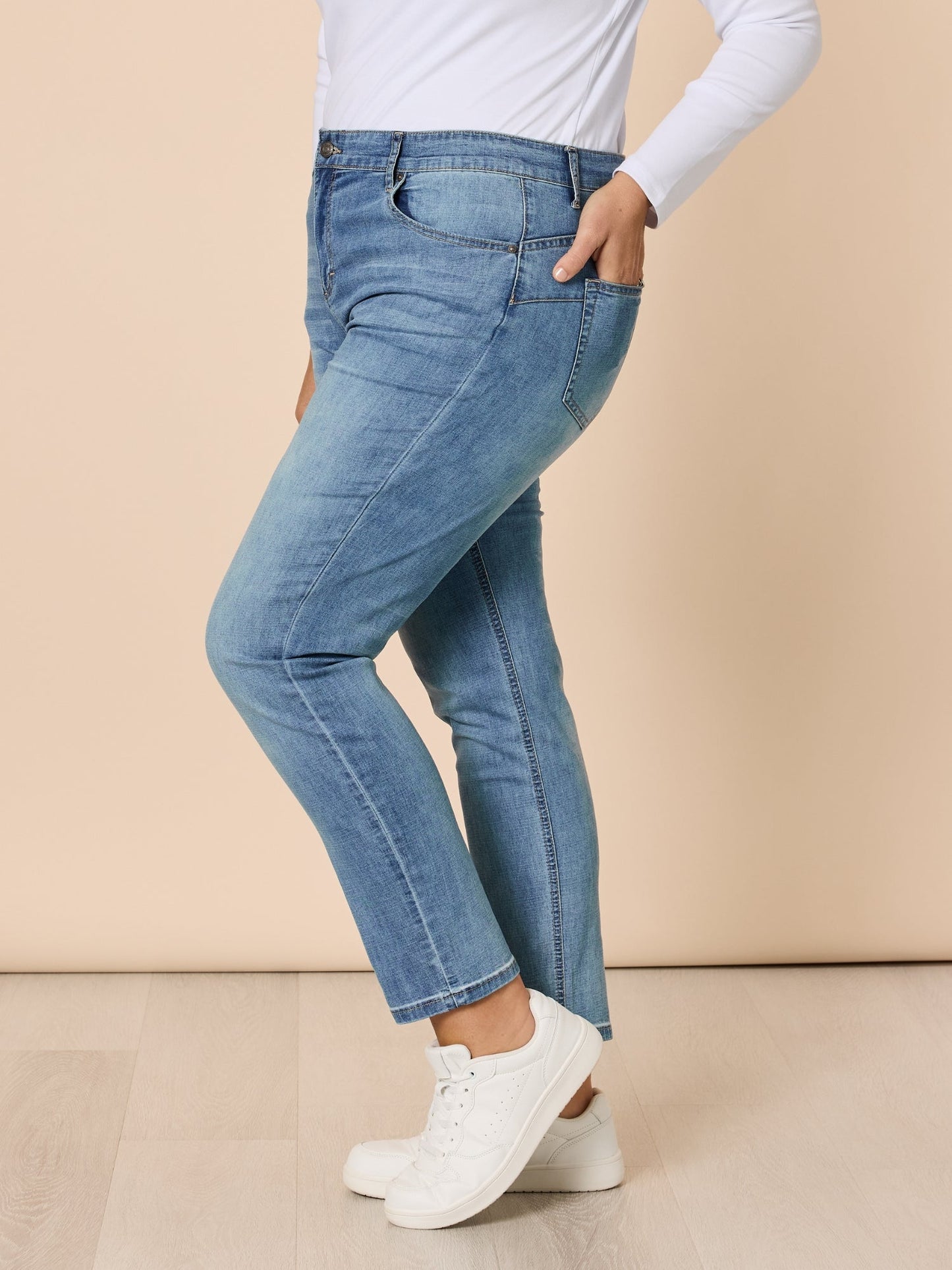Gordon Smith Marvel High Rise Stretch Jean (Denim)