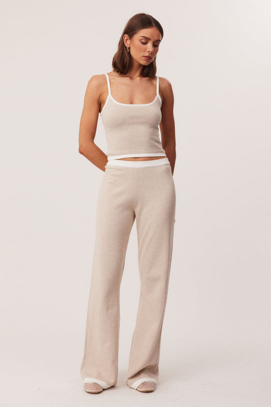 SNDYS WAVERLY PANTS (Beige Marl)