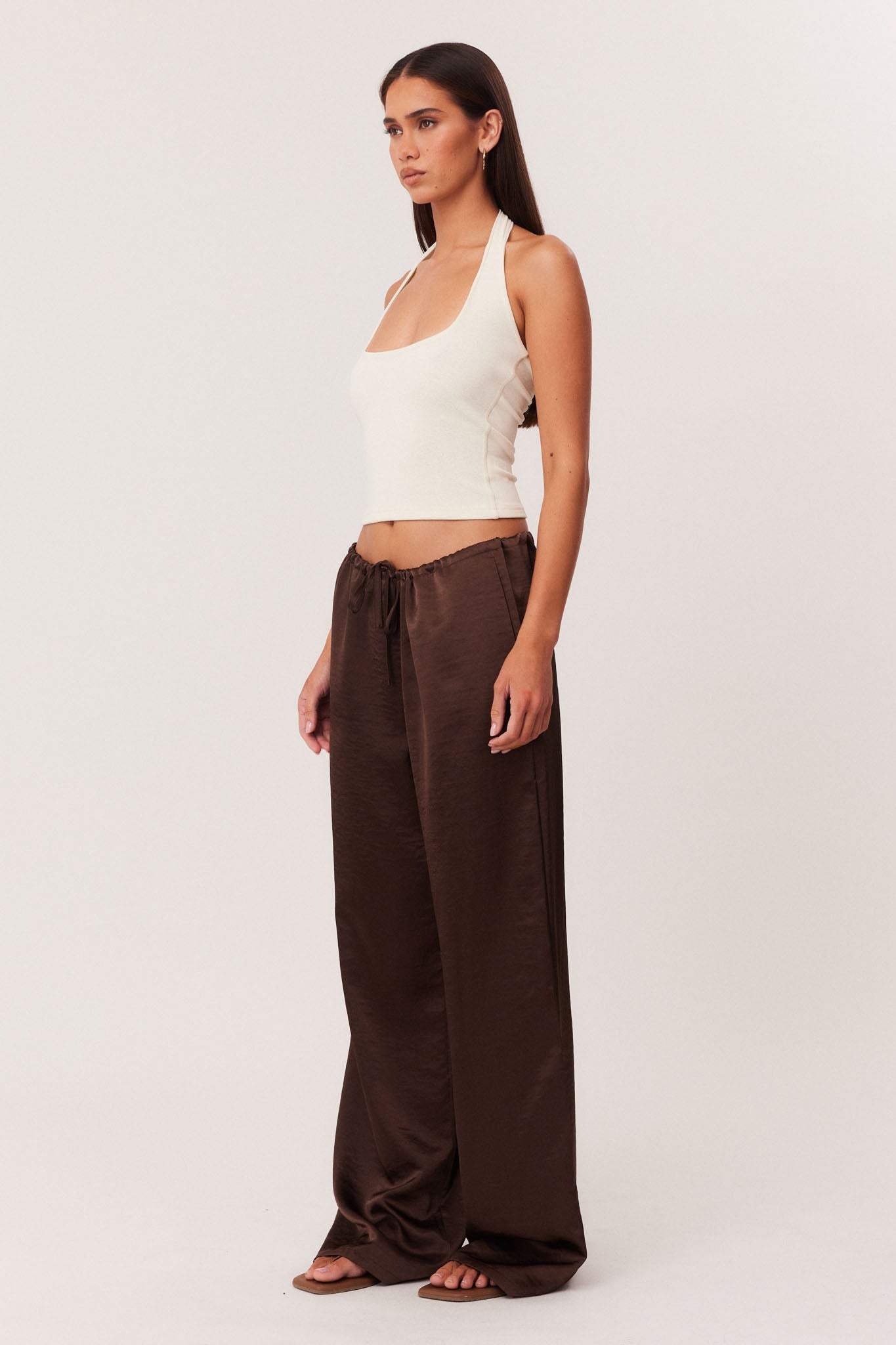 SNDYS KATYA HALTERNECK TOP (Off White)
