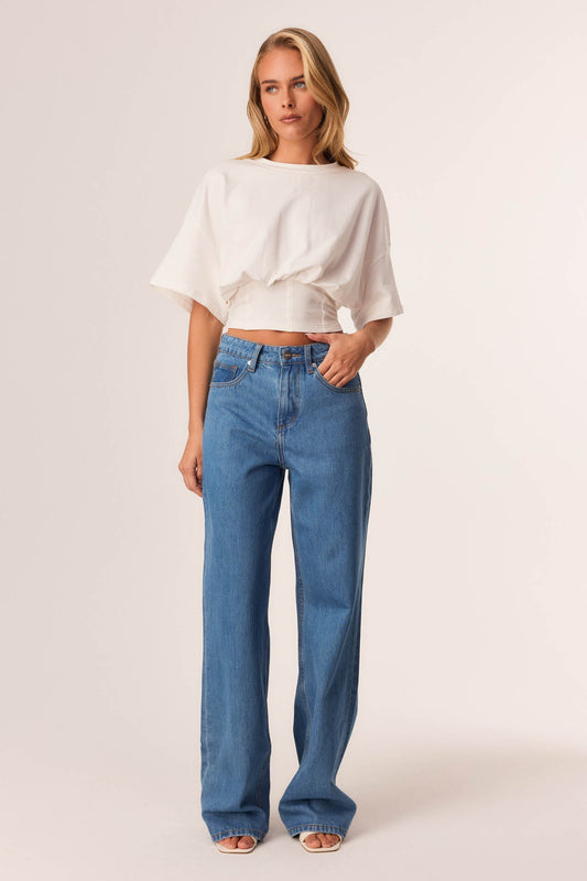SNDYS BLANCA CORSET TEE (Off White)